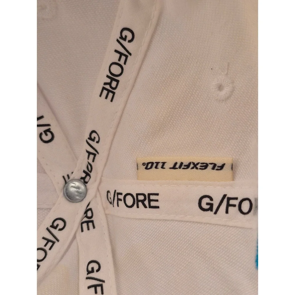 G/FORE CSL Cabot Saint Lucia Golf Hat White‎ Snapback Navy Embroidery Mens